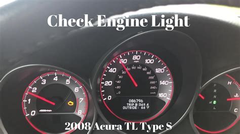  Resetting or tightening the fuel cap. . Acura tsx check emission system and vsa